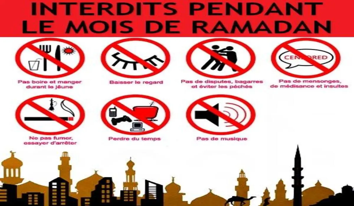 interdits du Ramadan